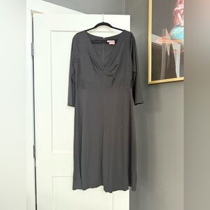 Ann Taylor Black Long Sleeve Dress